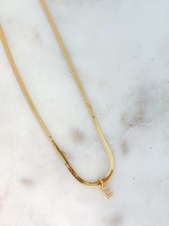 Gold Hera Initial Necklace