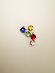 Add On-Silver Birthstone Charm