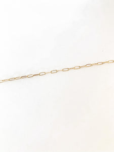 Gold Paperclip Chain