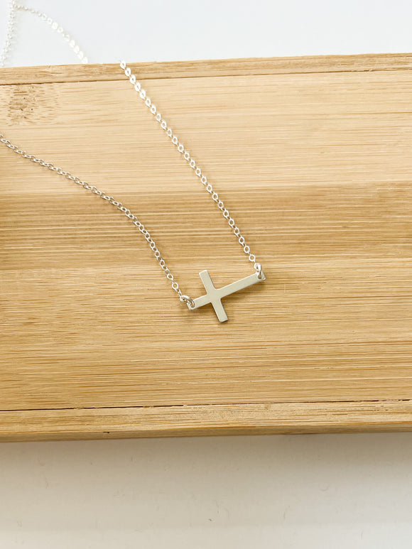 Silver Cross Necklace