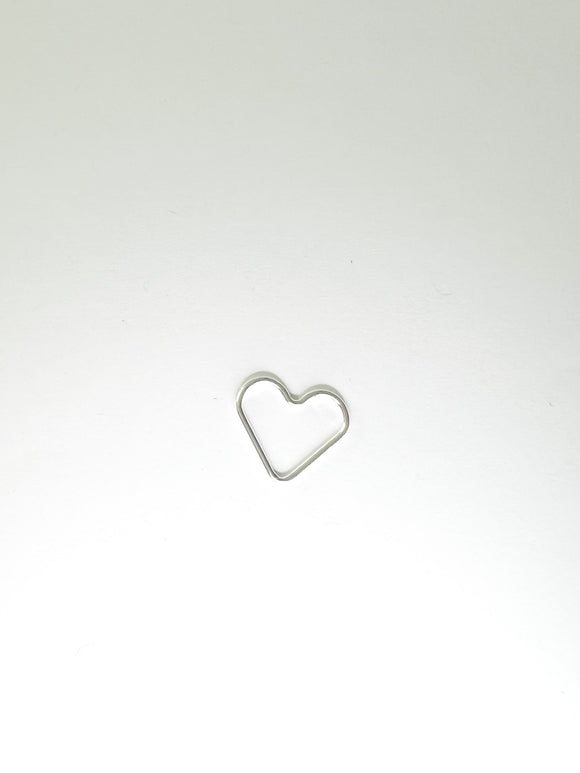 Add On-Silver Wire Heart